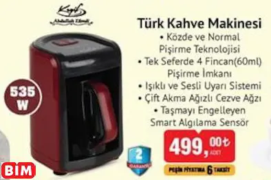 KEYİF ABDULLAH EFENDİ TÜRK KAHVE MAKİNESİ